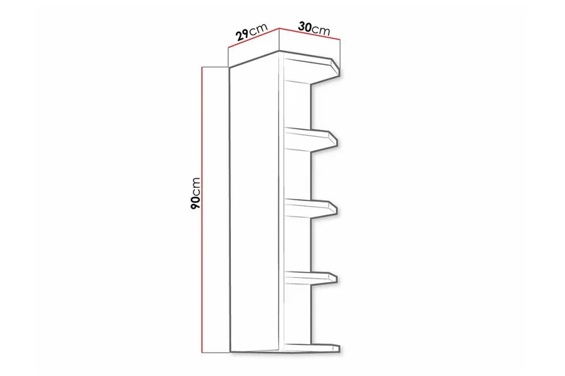 Templemore Køkkenskab 30 cm - Hvid - Hus & renovering - Køkken & bad - Køkken & bryggers