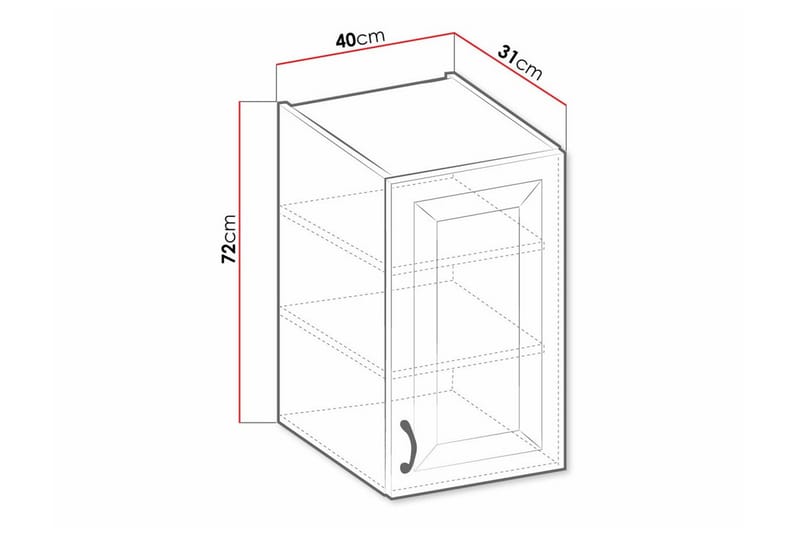 Templemore Køkkenskab 40 cm - Hus & renovering - Køkken & bad - Køkken & bryggers