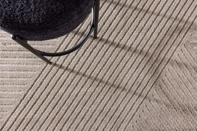 Aron Plastmåtte 200x290 cm - Brun - Tekstiler - Tæpper - Udendørs tæpper - Plasttæpper