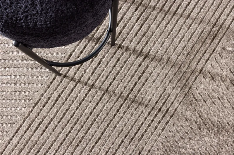 Aron Plastmåtte 240x340 cm - Brun - Tekstiler - Tæpper - Udendørs tæpper - Plasttæpper