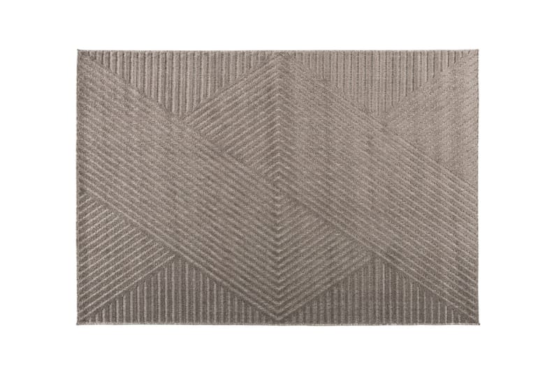 Aron Plastmåtte 160x230 cm - Brun - Tekstiler - Tæpper - Udendørs tæpper - Plasttæpper