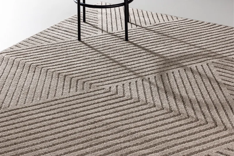 Aron Plastmåtte 160x230 cm - Brun - Tekstiler - Tæpper - Udendørs tæpper - Plasttæpper