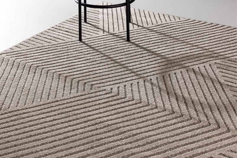 Aron Plastmåtte 200x290 cm - Brun - Tekstiler - Tæpper - Udendørs tæpper - Plasttæpper