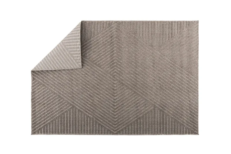 Aron Plastmåtte 160x230 cm - Brun - Tekstiler - Tæpper - Udendørs tæpper - Plasttæpper