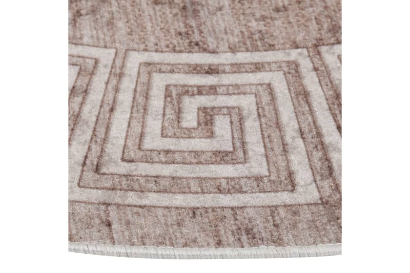 gulvtæppe 120 skridsikkert og vaskbart Beige - Beige - Tekstiler - Tæpper - Udendørs tæpper - Plasttæpper