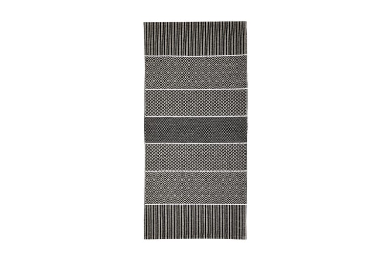 Alfie plastiktæppe 70x300 Vendbar PVC-grafit - Horredsmattan - Havemøbler - Balkon - Balkongulv - Plastikmåtte balkon