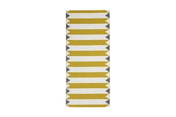 Peak plastiktæppe 150x150 Vendbar PVC gul