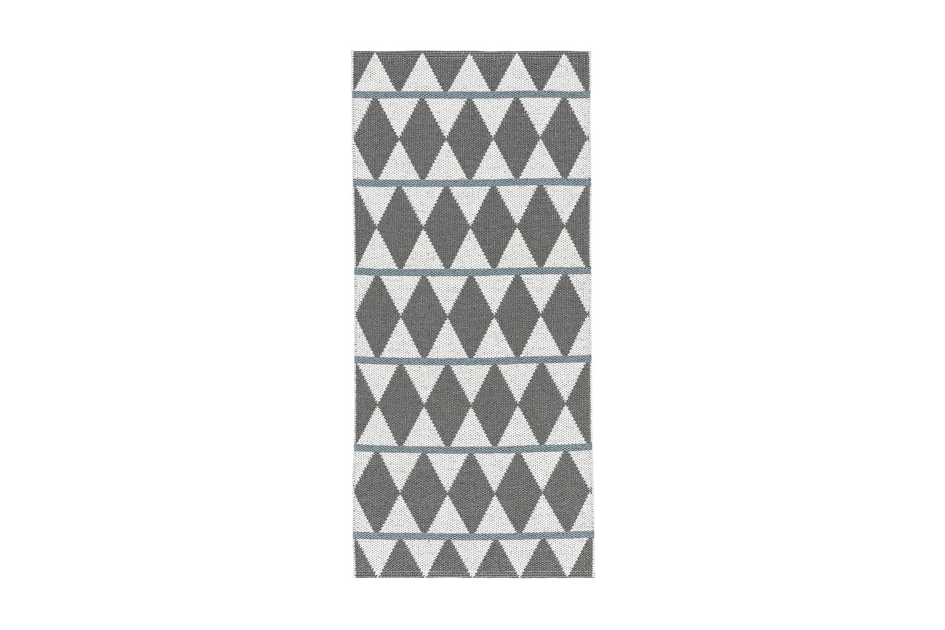 Zigge plastiktæppe 150x200 Vendbar PVC grå - Horredsmattan - Tekstiler - Tæpper - Udendørs tæpper - Plasttæpper
