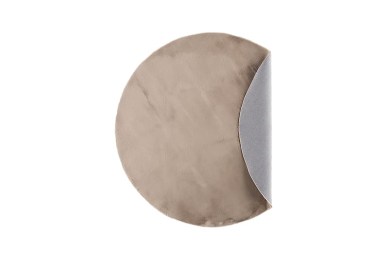 Leni Plastmåtte 200 cm Rund - Beige - Tekstiler - Tæpper - Udendørs tæpper - Plasttæpper