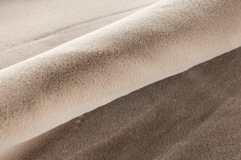 Leni Plastmåtte 200 cm Rund - Beige - Tekstiler - Tæpper - Udendørs tæpper - Plasttæpper