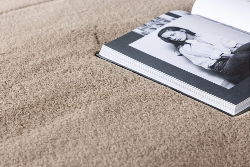 Leni Plastmåtte 200 cm Rund - Beige - Tekstiler - Tæpper - Udendørs tæpper - Plasttæpper