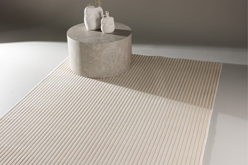 Miller Plastmåtte 200x290 cm - Offwhite - Tekstiler - Tæpper - Udendørs tæpper - Plasttæpper