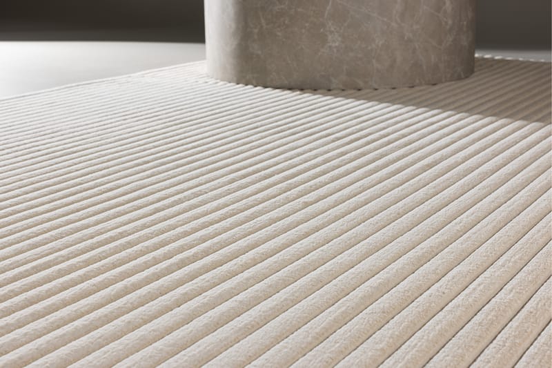 Miller Plastmåtte 200x290 cm - Offwhite - Tekstiler - Tæpper - Udendørs tæpper - Plasttæpper