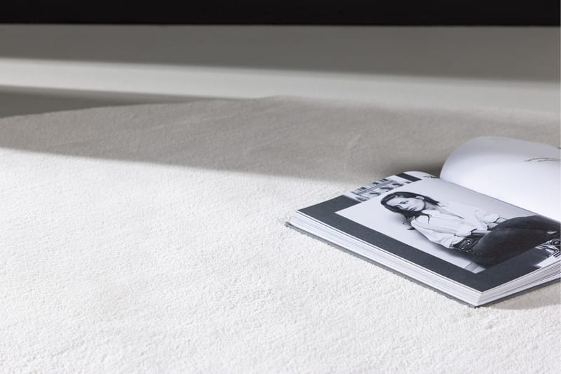 Nixie Plastmåtte 200 cm Rund - Hvit - Tekstiler - Tæpper - Udendørs tæpper - Plasttæpper