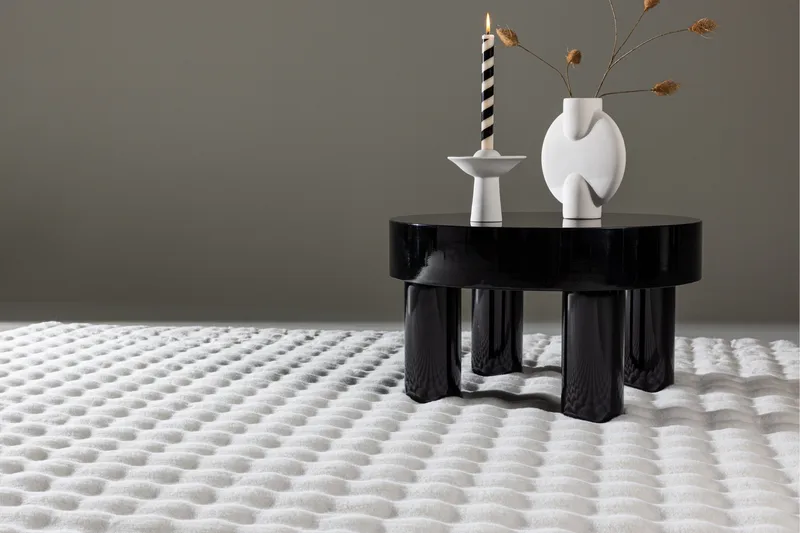 Novis Plastmåtte 200x290 cm - Hvit - Tekstiler - Tæpper - Udendørs tæpper - Plasttæpper