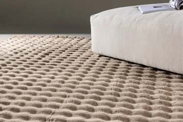 Novis Plastmåtte 200x290 cm - Beige - Tekstiler - Tæpper - Moderne tæppe - Wiltontæpper
