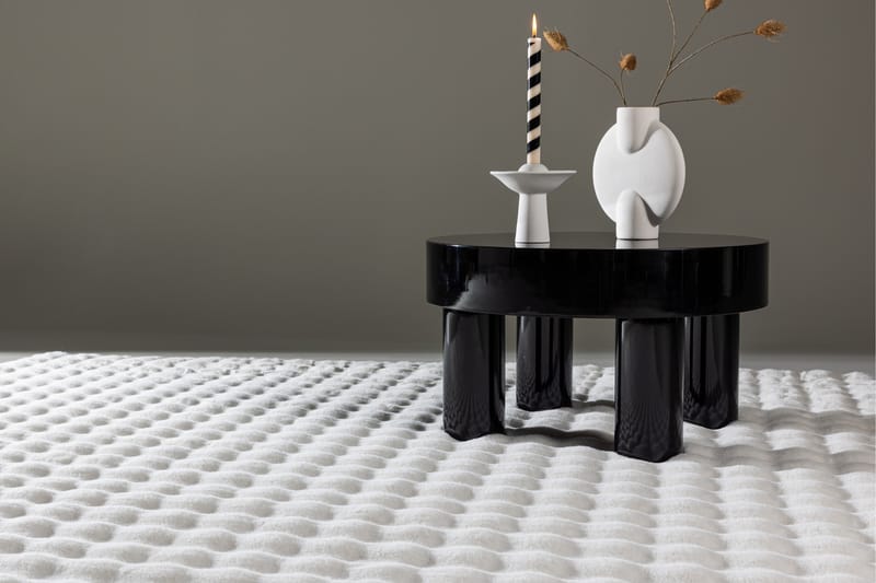 Novis Plastmåtte 160x230 cm - Hvit - Tekstiler - Tæpper - Udendørs tæpper - Plasttæpper