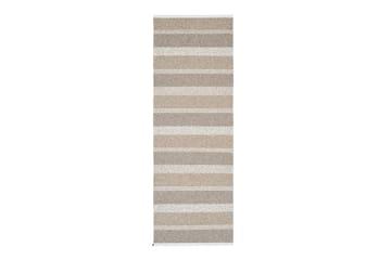 Sia Plasttæppe 70x210 cm Rektangulært - Beige - Tekstiler - Tæpper - Udendørs tæpper - Plasttæpper