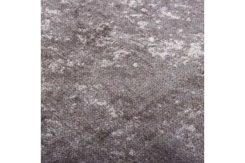 tæppe 190x300 cm skridsikkert og vaskbart grå - Grå - Tekstiler - Tæpper - Udendørs tæpper - Plasttæpper