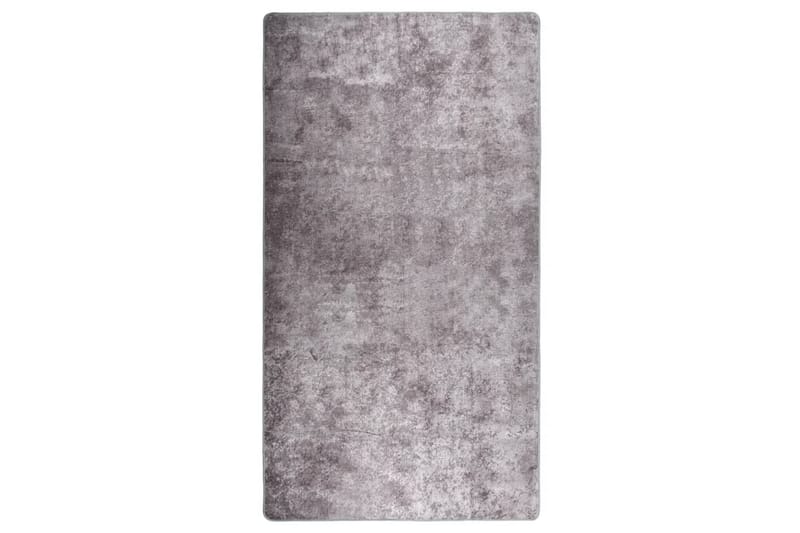 tæppe 190x300 cm skridsikkert og vaskbart grå - Grå - Tekstiler - Tæpper - Udendørs tæpper - Plasttæpper
