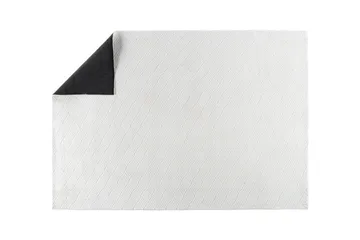 Todd Plastmåtte 160x230 cm - Hvit - Tekstiler - Tæpper - Moderne tæppe - Bomuldstæpper