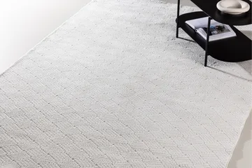 Todd Plastmåtte 160x230 cm - Hvit - Tekstiler - Tæpper - Moderne tæppe - Bomuldstæpper