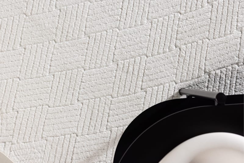 Todd Plastmåtte 160x230 cm - Hvit - Tekstiler - Tæpper - Udendørs tæpper - Plasttæpper