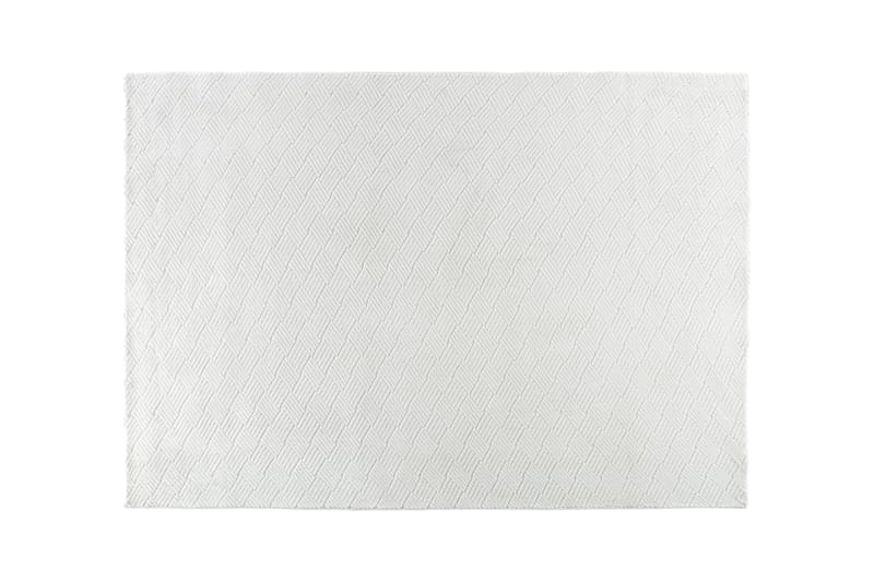 Todd Plastmåtte 200x290 cm - Hvid - Gummierede tæpper - Plastikmåtte balkon - Plasttæpper - Små tæpper - Køkkenmåtte - Mønstrede tæpper - Store tæpper - Hall måtte - Balkontæppe & altantæppe - Håndvævede tæpper