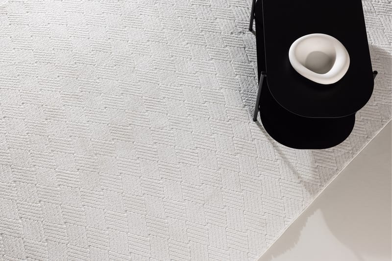 Todd Plastmåtte 200x290 cm - Hvit - Tekstiler - Tæpper - Udendørs tæpper - Plasttæpper