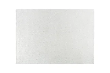 Todd Plastmåtte 160x230 cm - Hvit - Tekstiler - Tæpper - Moderne tæppe - Bomuldstæpper