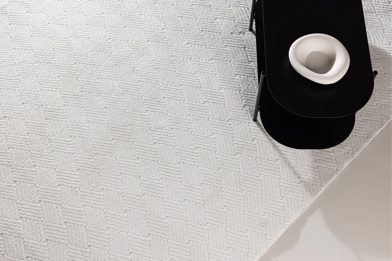 Todd Plastmåtte 200x290 cm - Hvit - Tekstiler - Tæpper - Udendørs tæpper - Plasttæpper