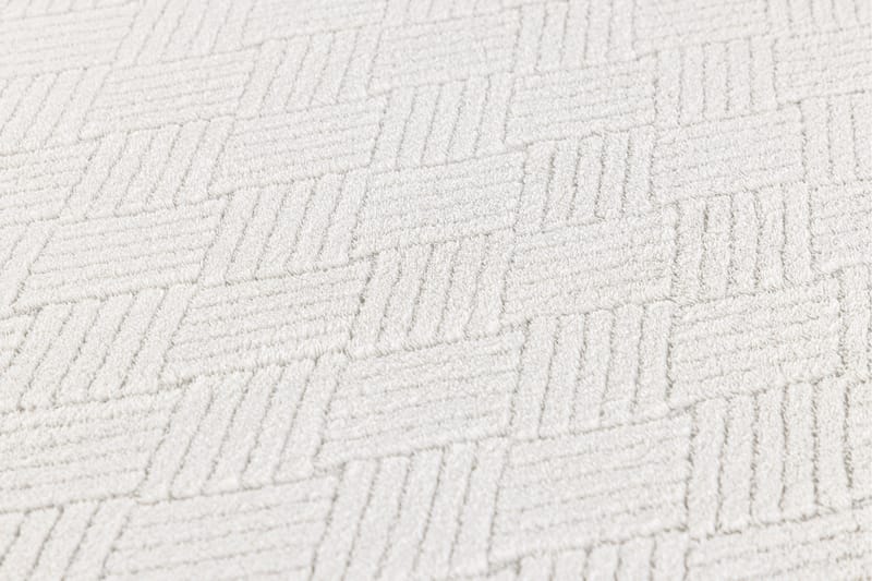 Todd Plastmåtte 160x230 cm - Hvit - Tekstiler - Tæpper - Udendørs tæpper - Plasttæpper