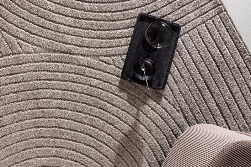 Vince Plastmåtte 200x290 cm - Brun - Tekstiler - Tæpper - Udendørs tæpper - Plasttæpper