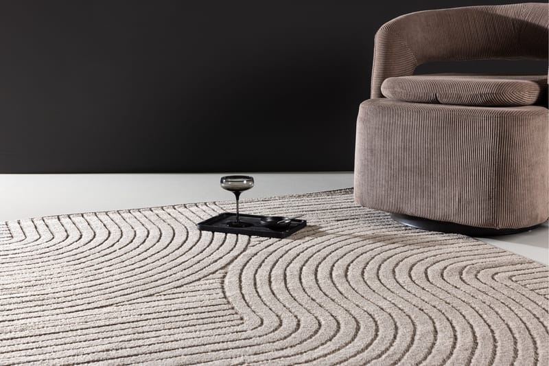 Vince Plastmåtte 200x290 cm - Brun - Tekstiler - Tæpper - Udendørs tæpper - Plasttæpper