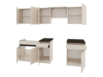 køkkensæt Ezra Cashmere, sort - Cashmere, sort - Hus & renovering - Køkken & bad - Køkken & bryggers - Køkkenbordplade & køkkenbord
