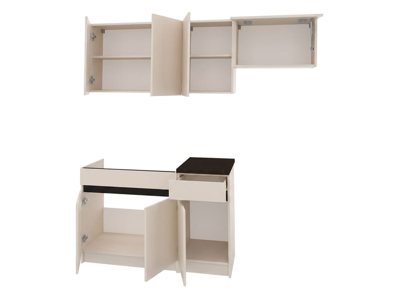 køkkensæt Ezra Cashmere, sort - Cashmere, sort - Hus & renovering - Køkken & bad - Køkken & bryggers - Køkkenbordplade & køkkenbord