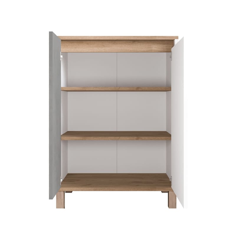 Multifunktionsskab Hanah Home Nord (69,7 x 97 x 40 cm) Hvid eg grå - Hvid eg grå - Hus & renovering - Køkken & bad - Køkken & bryggers