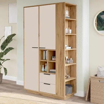 Multifunktionsskab Skye Decor Dara (110 x 190 x 45 cm) Atlantisk fyr - Atlantic Pine - Hus & renovering - Køkken & bad - Køkken & bryggers