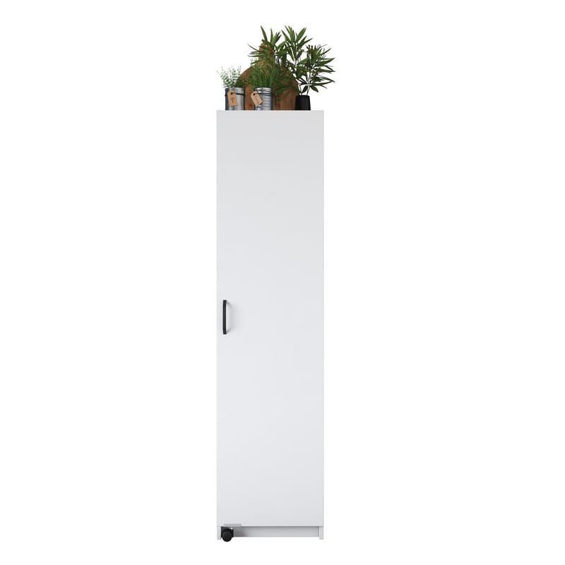 Multifunktionsskab Wallxpert Eska (45 x 180 x 42 cm) Hvid - Hvid - Hus & renovering - Køkken & bad - Køkken & bryggers