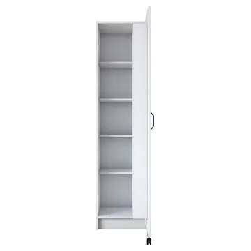 Multifunktionsskab Wallxpert Eska (45 x 180 x 42 cm) Hvid - Hvid - Hus & renovering - Køkken & bad - Køkken & bryggers