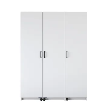 Multifunktionsskab Wallxpert Nyra (135 x 180 x 42 cm) hvid - Hvid - Hus & renovering - Køkken & bad - Køkken & bryggers