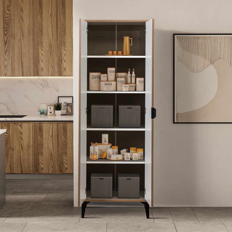 Olyros garderobe 65x190 cm - Hvid - Hus & renovering - Køkken & bad - Køkken & bryggers