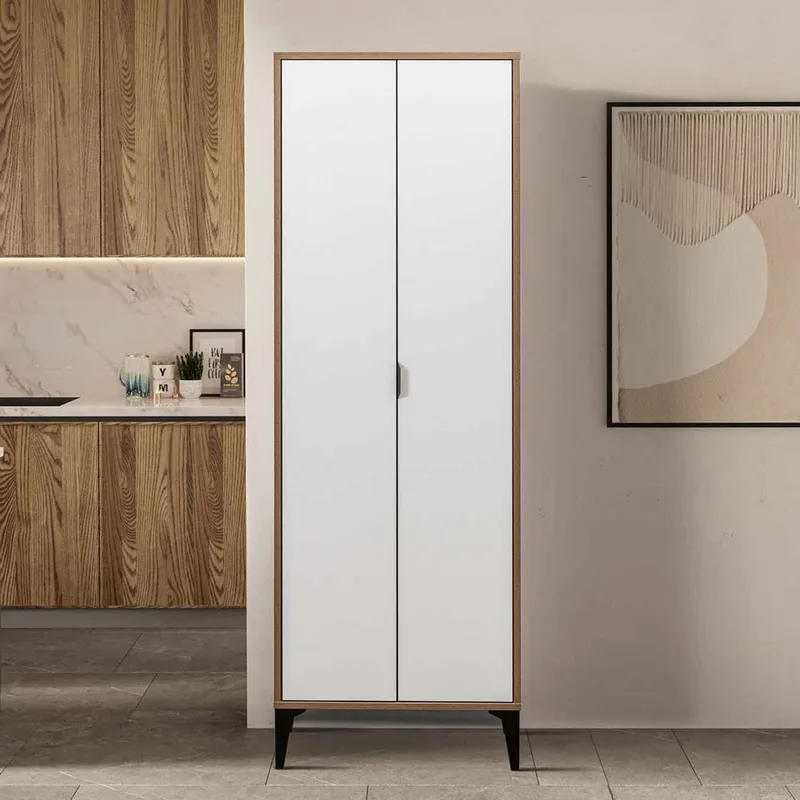 Olyros garderobe 65x190 cm - Hvid - Hus & renovering - Køkken & bad - Køkken & bryggers
