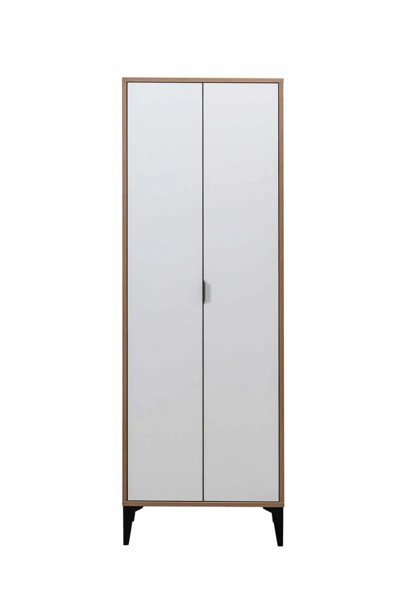 Olyros garderobe 65x190 cm, Hvid