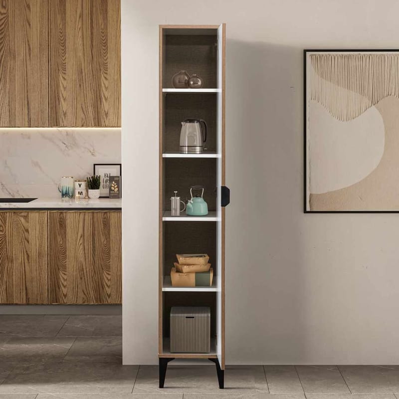 Olyros højskab 35x190 cm - Hvid - Hus & renovering - Køkken & bad - Køkken & bryggers