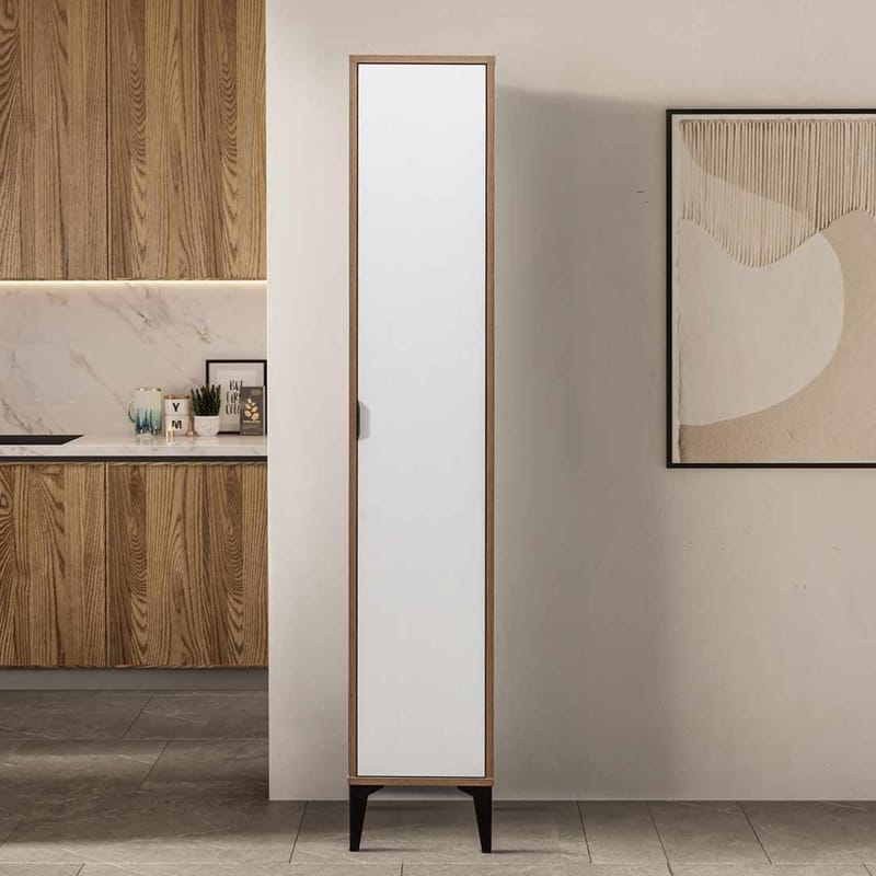 Olyros højskab 35x190 cm - Hvid - Hus & renovering - Køkken & bad - Køkken & bryggers