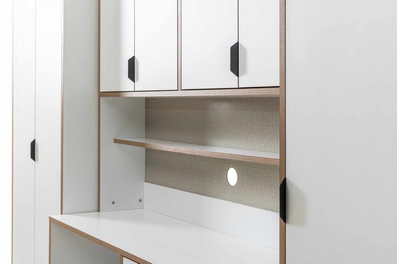 Olyros opbevaringsmøbel 127x190 cm - Hvid - Hus & renovering - Køkken & bad - Køkken & bryggers
