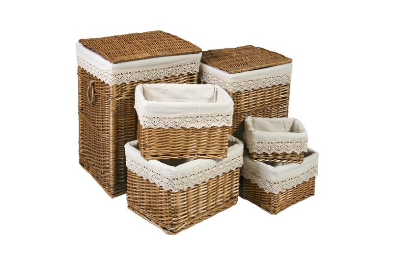 Max-1 Vasketøjskurv Lysebrun - Hus & renovering - Køkken & bad - Badeværelse - Badeværelsestilbehør