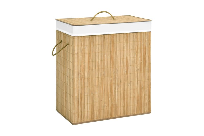 Vasketøjskurv 100 L Bambus - Badeværelsestilbehør - Vasketøjskurv