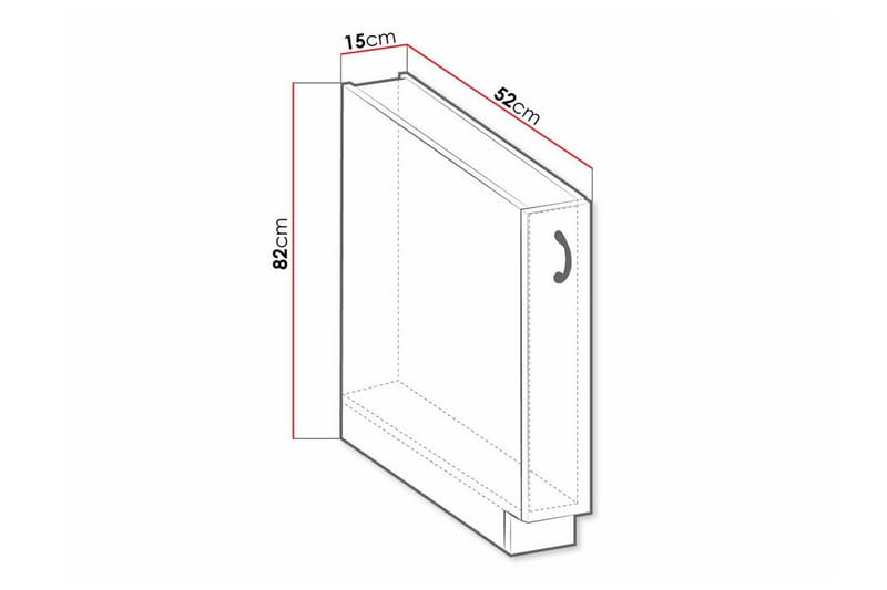 Templemore Køkkenskab 15 cm - Hus & renovering - Køkken & bad - Køkken & bryggers